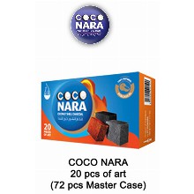 Coco Nara Slow Burn Charcoal 20 Pcs