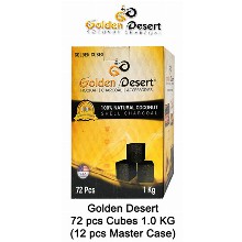 Golden Desert Charcoal Cubes 1 Kg 72 Pcs