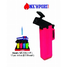 4.5 Inch Newport Zero Metallic Torch Lighter