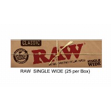Raw Single Wide Paper