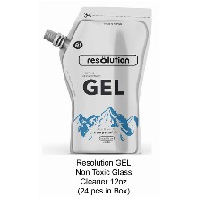 Resolution Non toxic Glass Cleaning Gel 12oz