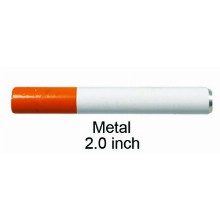 2 Inch Metal Half Smoked Cigarette One Hitter