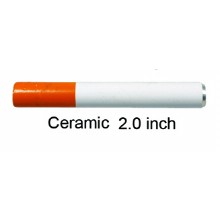 2 Inch Ceramic Half Cigarette One Hitter