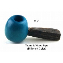 2.5 Inch Tagua And Wood Pipe