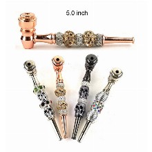 5 Inch Metal Stones Hand Pipe