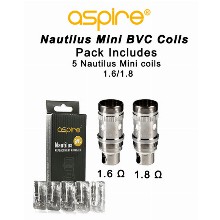 Nautilus Mini Bvc Coils 1.6 Ohm 1.8 Ohm