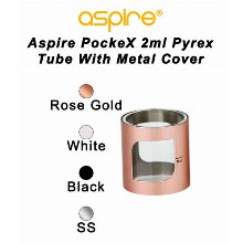 Aspire Poketx 2ml Pyrex Tube With Metal Cover