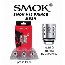 Smok V12 Prince Mesh 0.15 Ohm &  40 80w