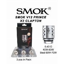 Smok V12 Prince X2 Clapton 0.40 Ohm &  40w 80w