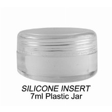 7ml Silicone Insert Plastic Jar