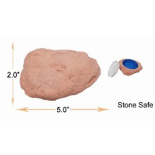 2 Inchx5 Inch Stone Hidden Safe