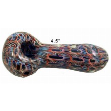 4.5 Blue red Hand Pipe