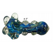 4.5 Inch Blue And Green Hand Pipe