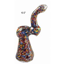 6 Inch Red blue Bubbler