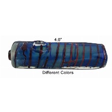 4 Inch Red And Blue Square Hand Pipe