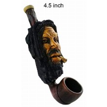 4.5 Face Wooden Pipe