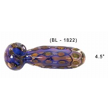 4.5 Inch Purple Glass Hand Pipe