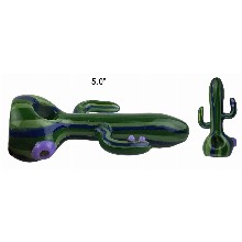 5.0 Inch Cactus Glass Hand Pipe
