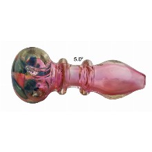 5.0 Inch Two Rings Glass Hand Pipe