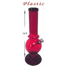 10 Inch Red Plastic Water Pipe