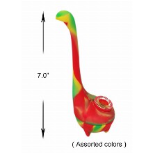 7.0 Inch Colorful Tall Silicone Hand Pipe