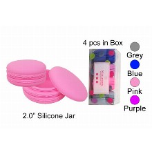 2.0 Inch Pink Silicone Jar 5129