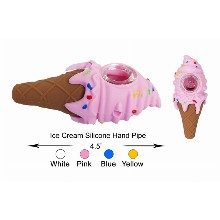4.5 Inch Ice Cream Silicone Hand Pipe