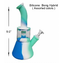 9 Inch Silicone Bong Hybrid