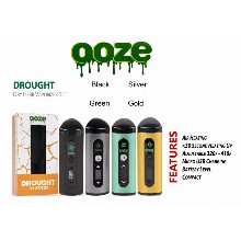 OOZE Drought Dry Herb Vaporizer 320 410f Black Color
