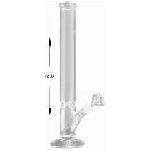 18 Inch Straight Tube Water Pipe