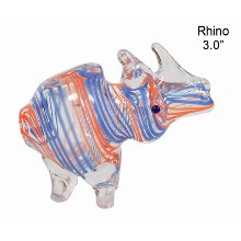3.0 Inch Rhino Glass Hand Pipe