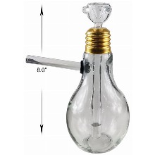 8 Inch Light Bulb Water Pipe
