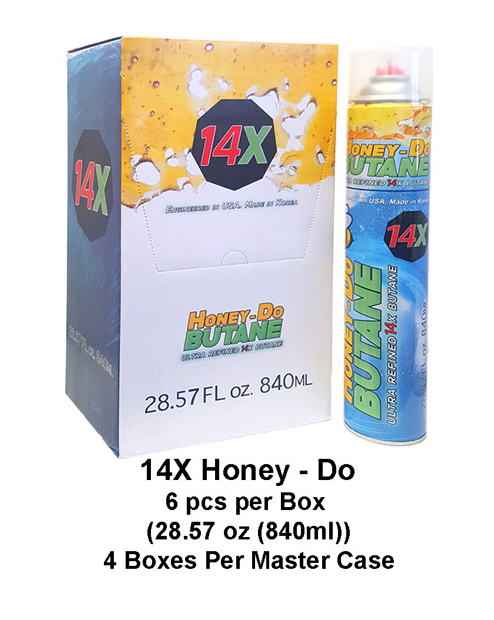Honey Do 14x Butane 840ml