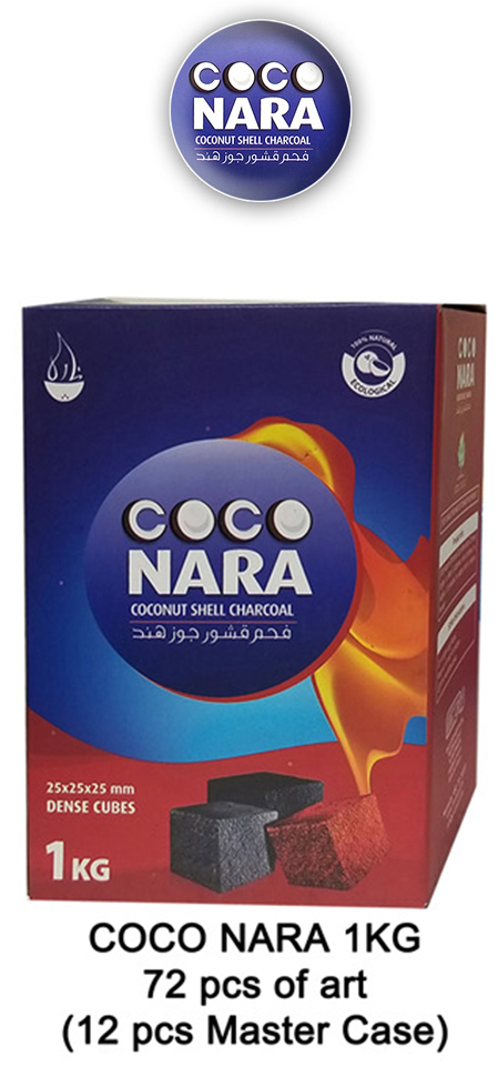 Coco Nara Slow Burn Charcoal 72 Pcs