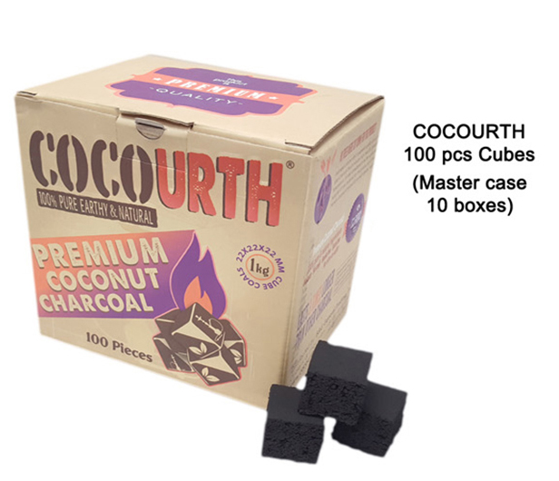 Cocourth Slow Burn Charcoal 1kg 100 Pcs