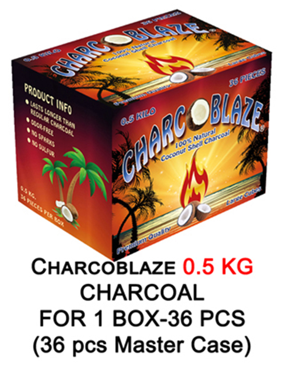 Charcoblaze Slow Burn Charcoal 1 Box 36pcs