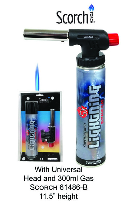 Scorch Torch With Universal Head And 300ml Gas