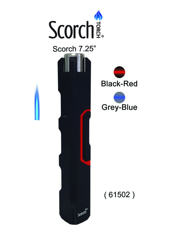 7.25 Inch Scorch Torch Black red