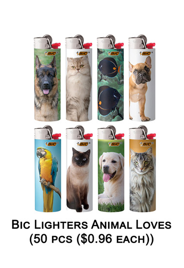 Bic Lighter Animal Loves