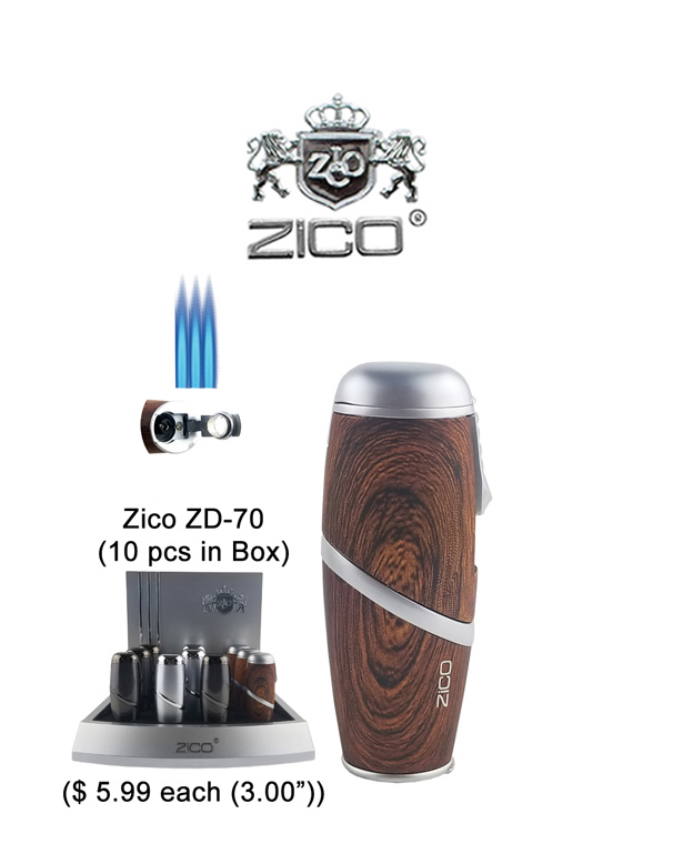3.0 Inch Zico Zd 70 Tripple Flames Torch Lighter