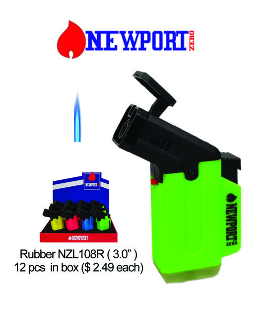 3.0 Inch Newport Zero Rubber Torch Lighter