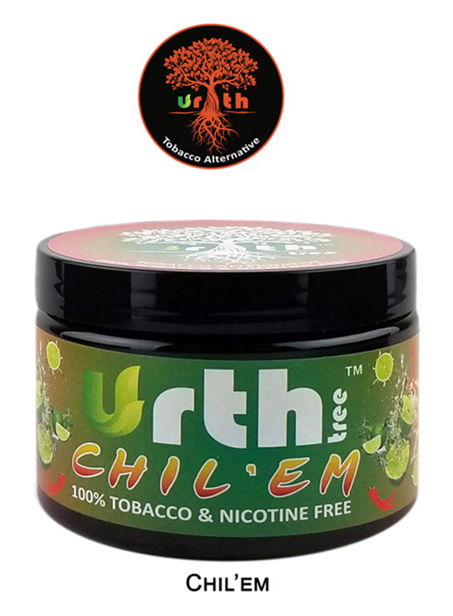 Urth Tree Hookah Tobacco Chilem 100 percent  Tobacco And Nicotine Free