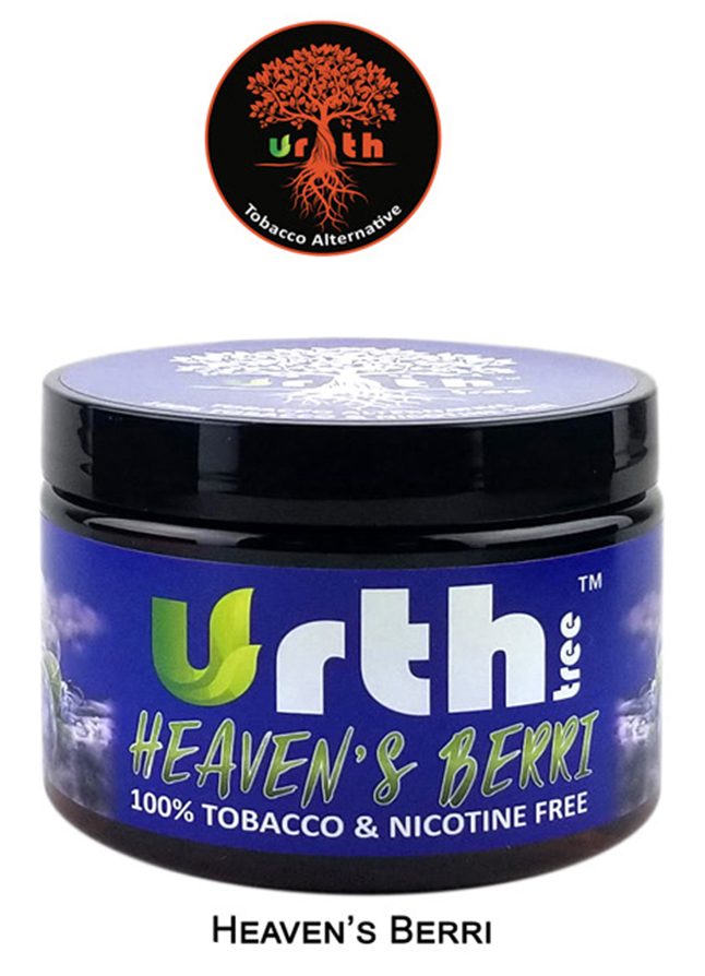 Urth Tree Hookah Tobacco Heaven Inchs Berri 100 percent  Tobacco And Nicotine Free