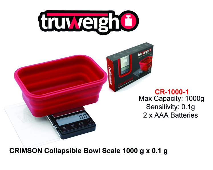 Truweight Crimson Collapsible Bowl Scale Cr 1000 1
