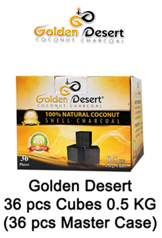 Golden Desert Charcoal Cubes 0.5 Kg 36 Pcs
