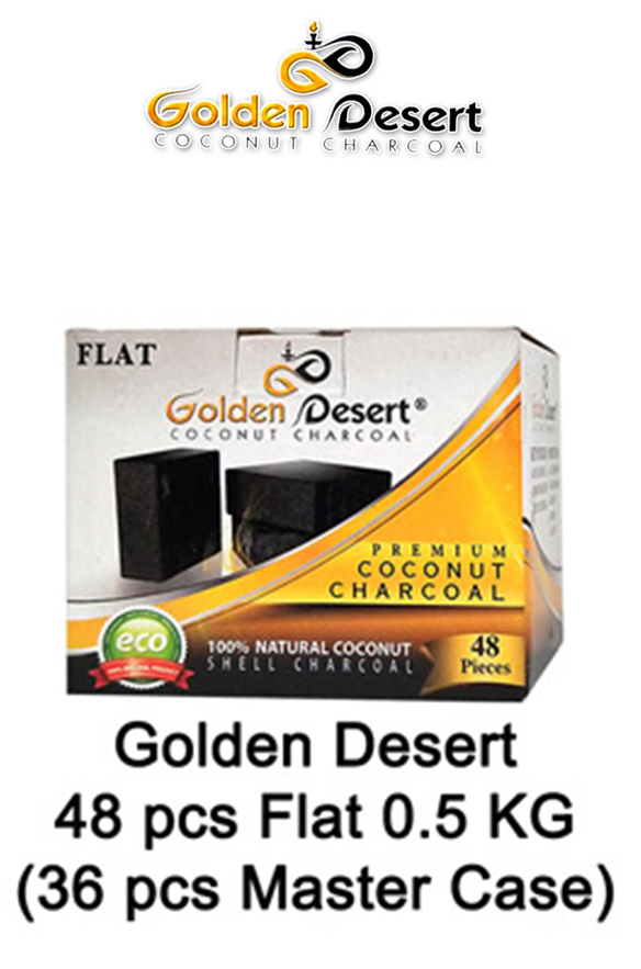 Golden Desert Charcoal Cubes 0.5 Kg 48 Pcs