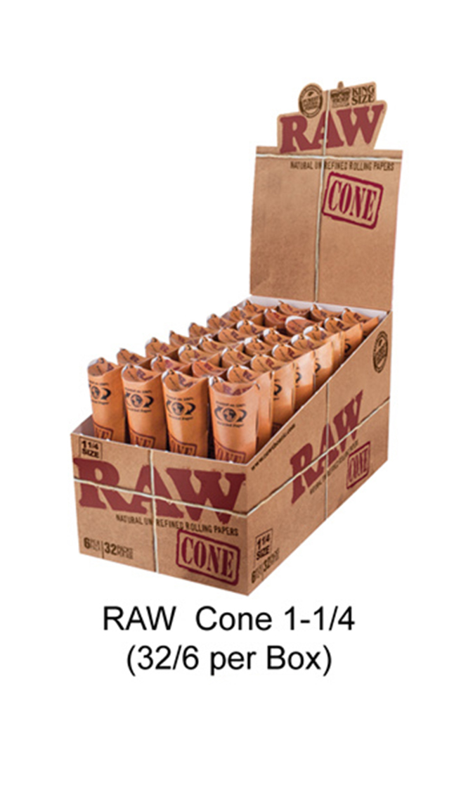 Raw Cone Classic 1 1 & 4 Size