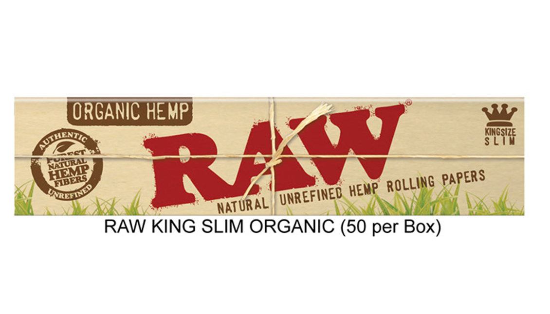 Raw King Slim Organic Paper