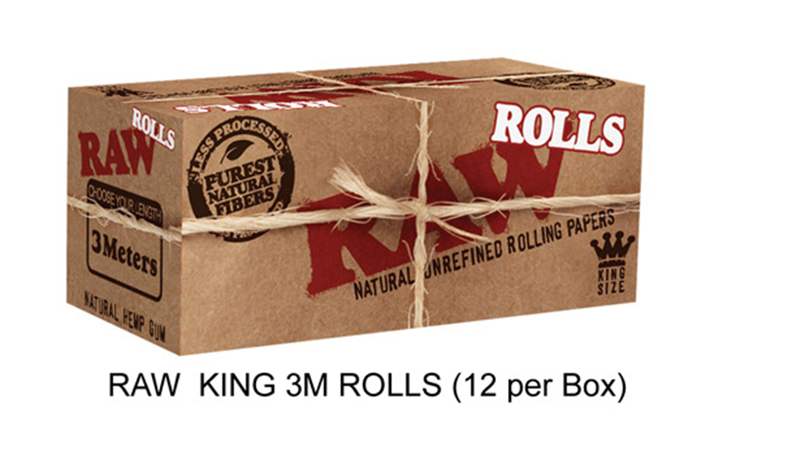 Raw King 3m Rolls