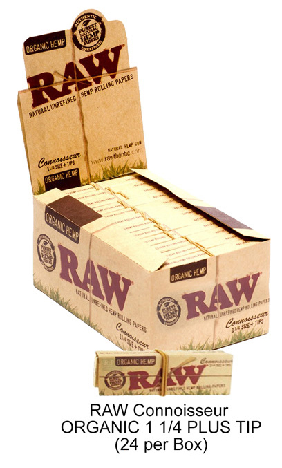 Raw Connoisseur Organic 1 1 & 4 Plus Tip